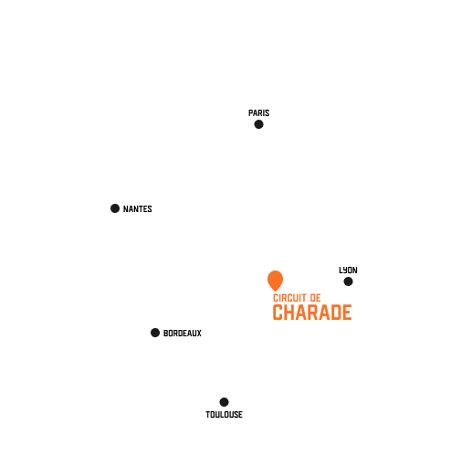 Carte France Charade Orange
