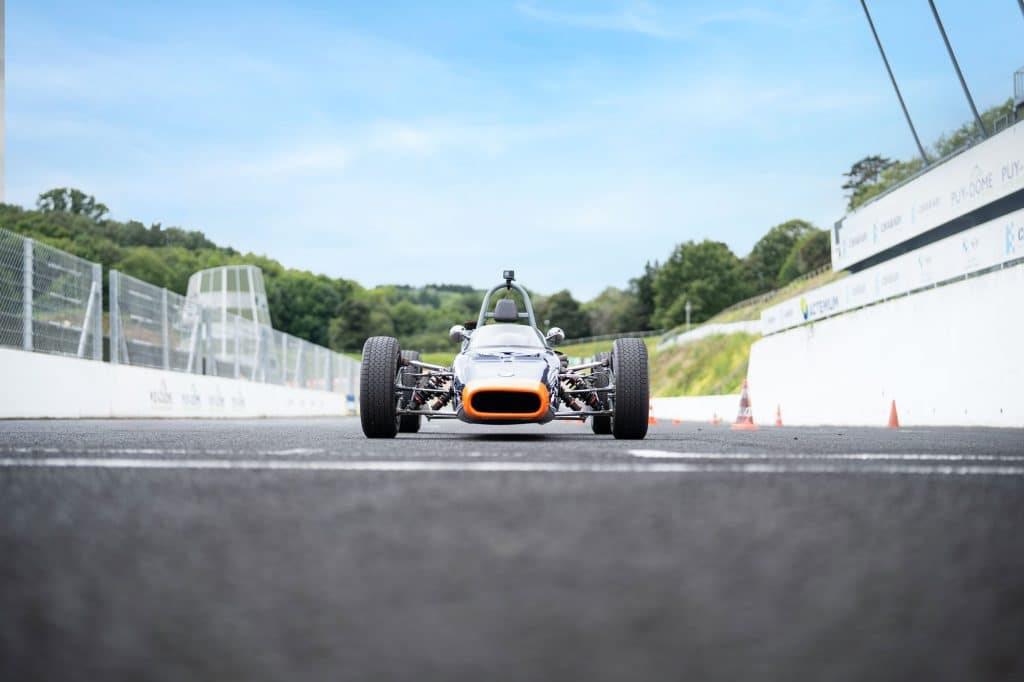 a race car on a track