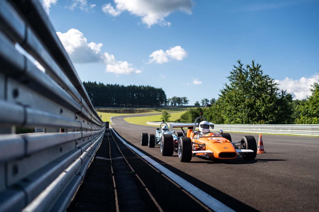 a race car on a track